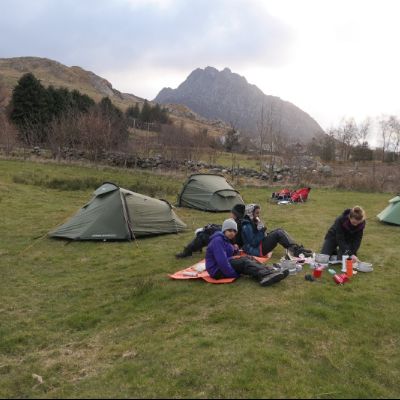 tents and cooking